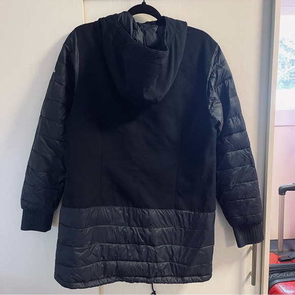 Women’s black COLUMBIA STYLISH & LONG WINTER Coat - Picture 4 of 10